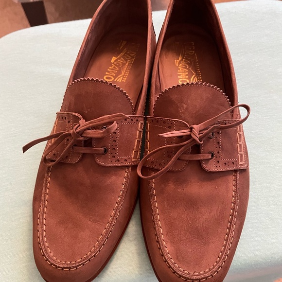 Salvatore Ferragamo Brown Loafers Timeless Slip-Ons main image 4